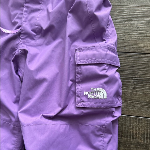 The North Face Snowsuit Snowbibs Snow pants Ski suit 4T Toddler Purple - Picture 4 of 8